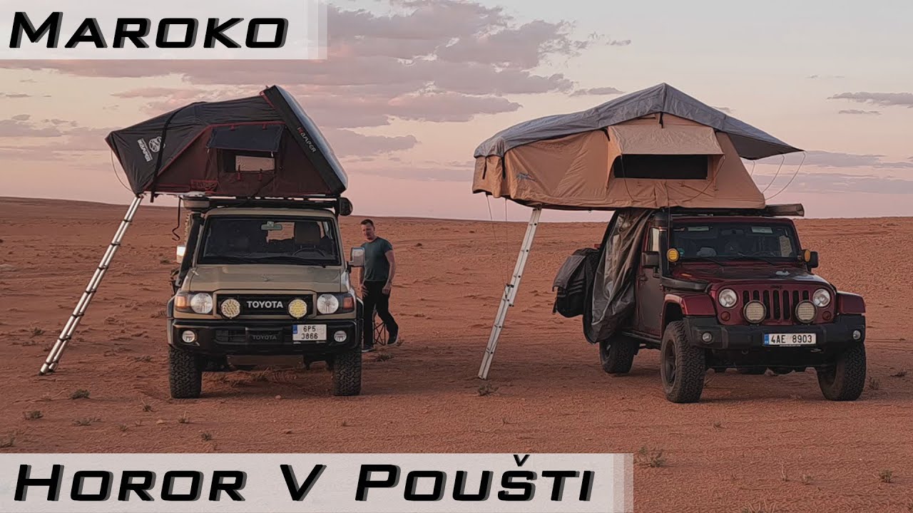 Maroko - Přespávání v poušti a velké trable u stanice Tendrara