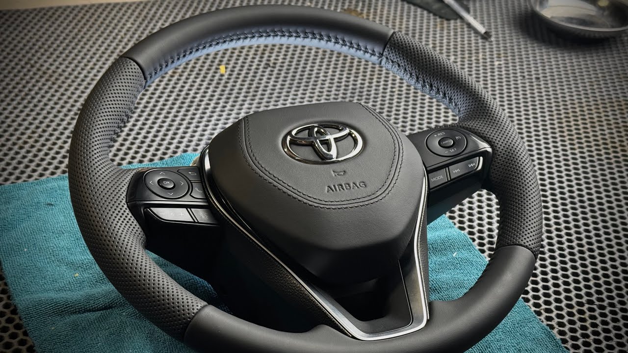 how to make 300$ for a one day. Toyota rav4 steering wheel and horn leather replacement