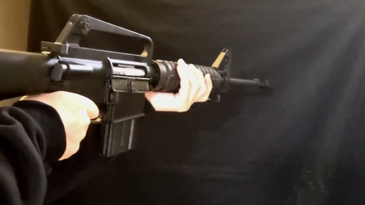M16 riffle shell ejecting cap gun | Realistic toy gun| made in japan!