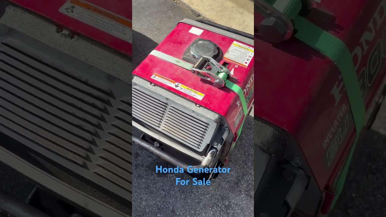 Honda Generator for sale eu3000is fresh oil , clean carburetor, starts instantly with the key.