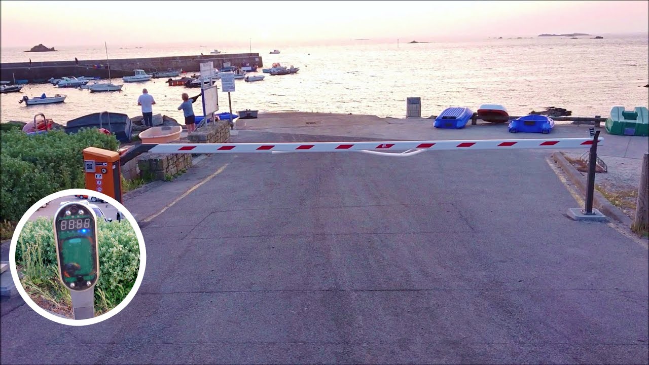 ⚓VIDEO CALE DE PORTIVY (St-Pierre-Quiberon)_56... la nouvelle barrière d'accès est en place !