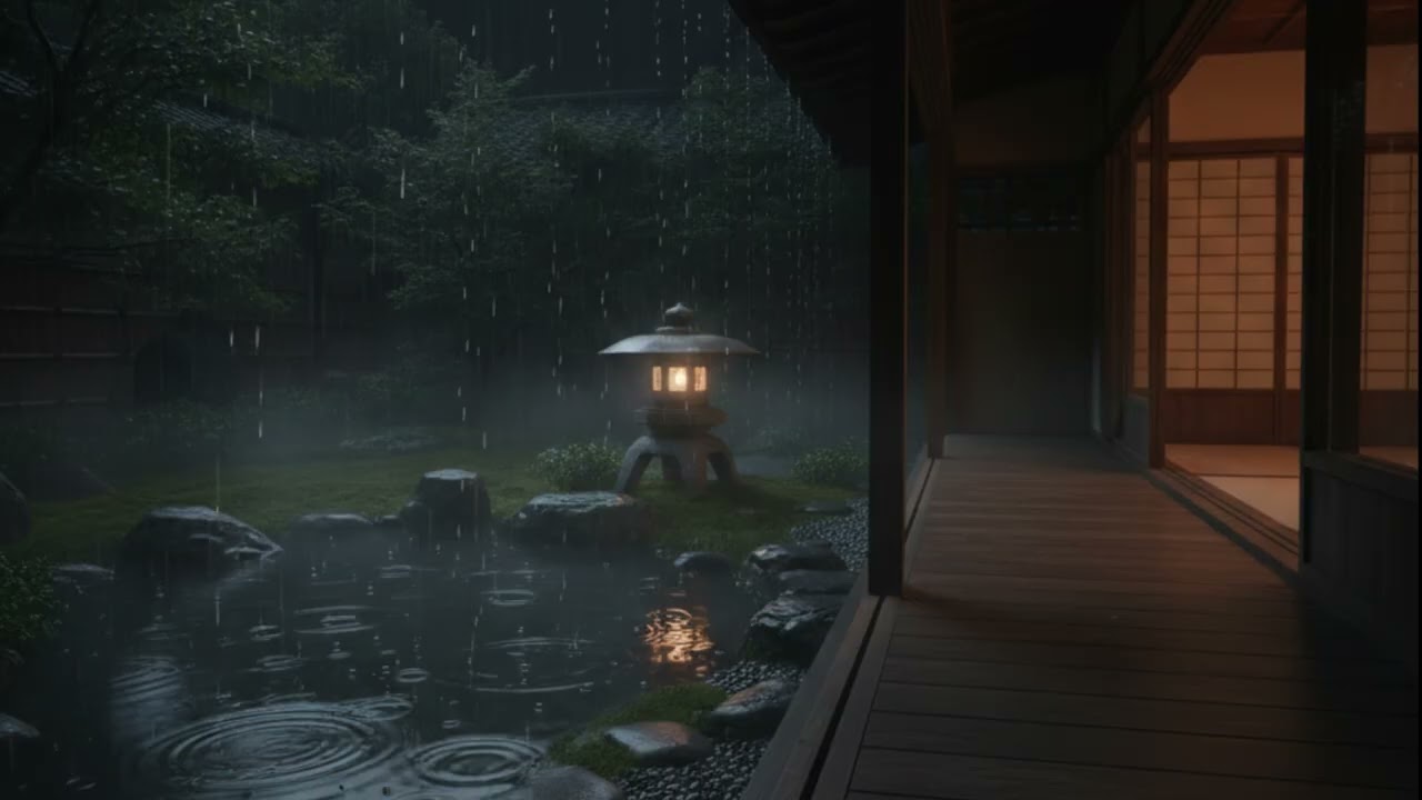Rain Sounds For Sleep | 3 HOURS OF HEAVY RAIN | Sounds For Meditation, Study, Relaxation, Sleep