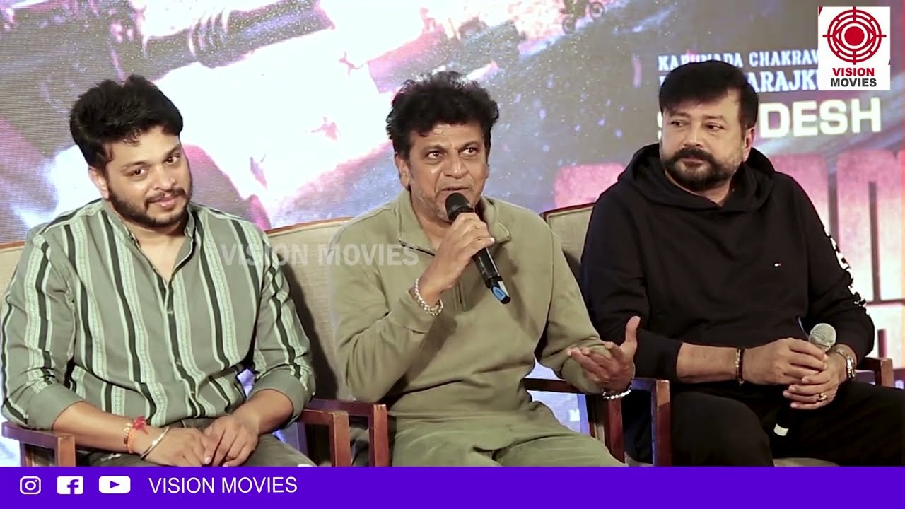 Ghost Movie Kerala Press Meet filmy frames | Shiva Rajkumar | Jayaram | Sandesh Productions |