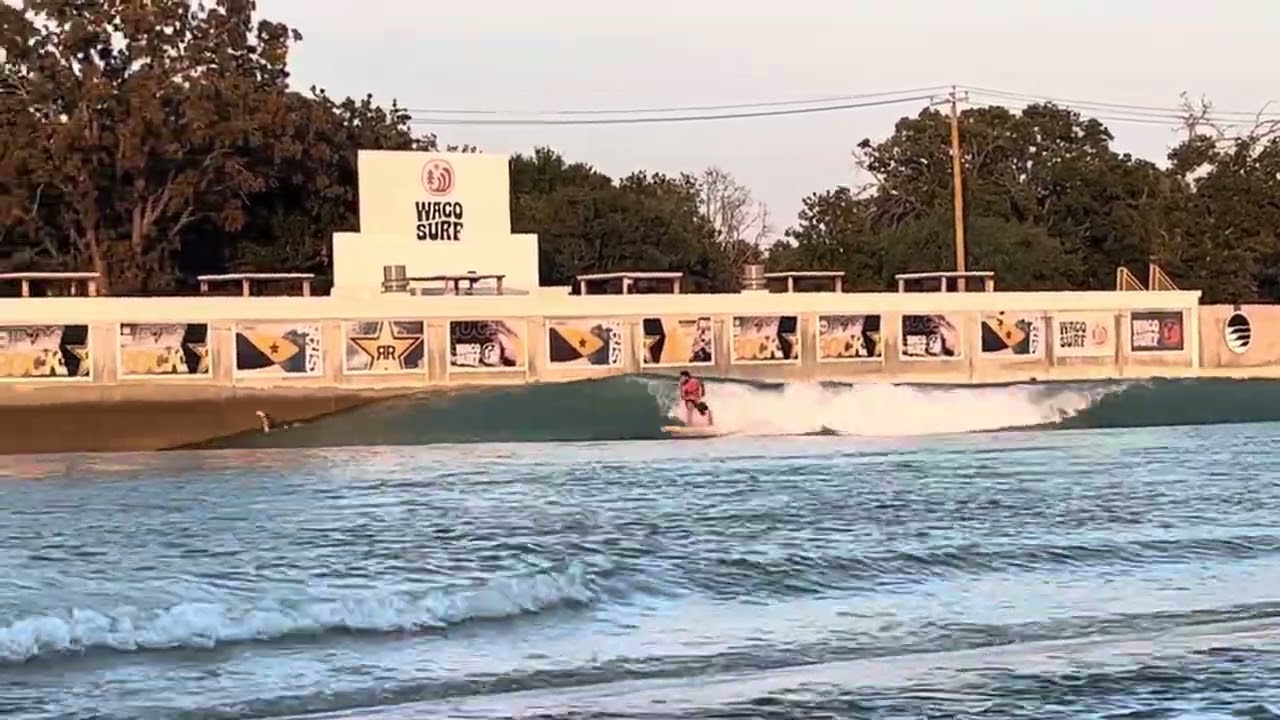 Surfing in Waco, Texas with the boys 2022