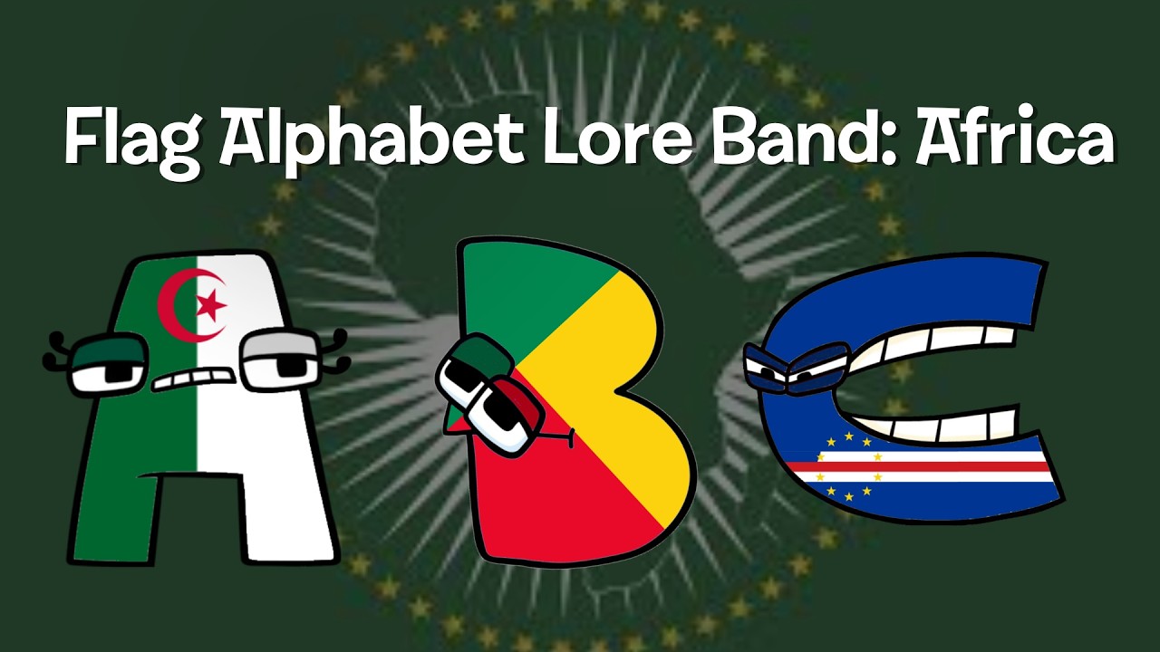 Flag Alphabet Lore Band: Africa