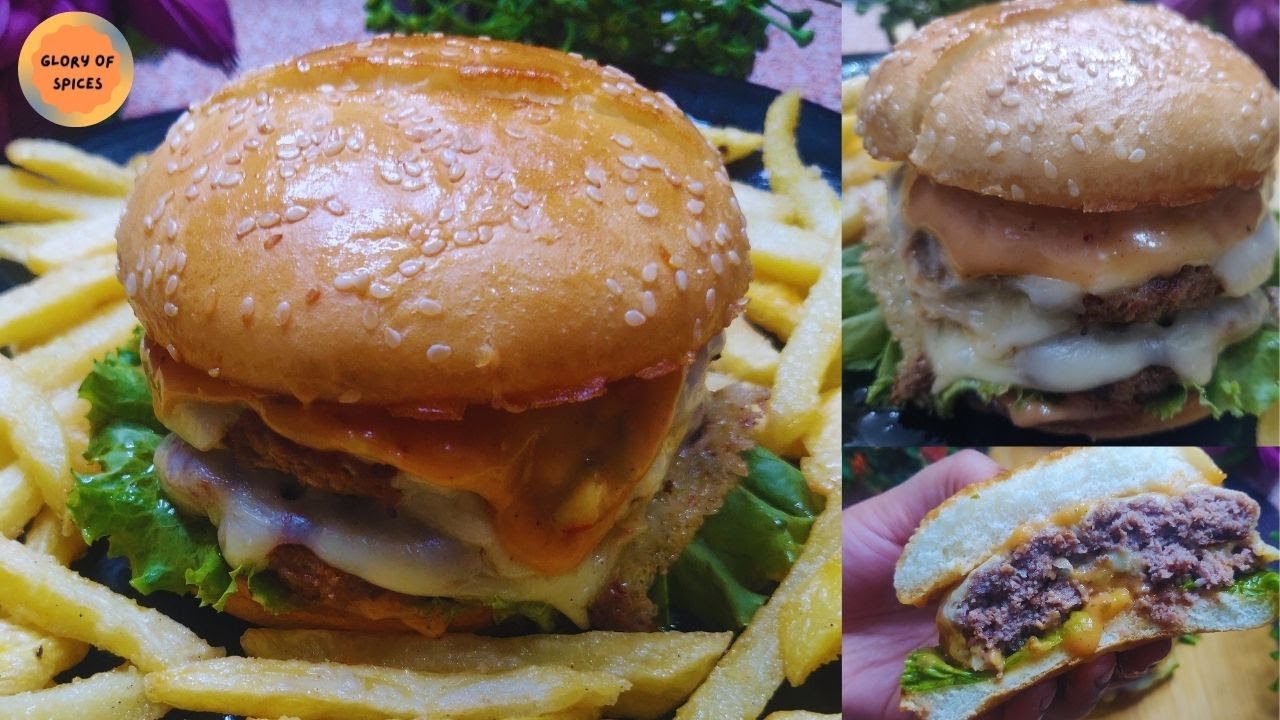 Perfect Smash Burger 🍔 | Juicy & Flavorful Restaurant Style | Glory of Spices