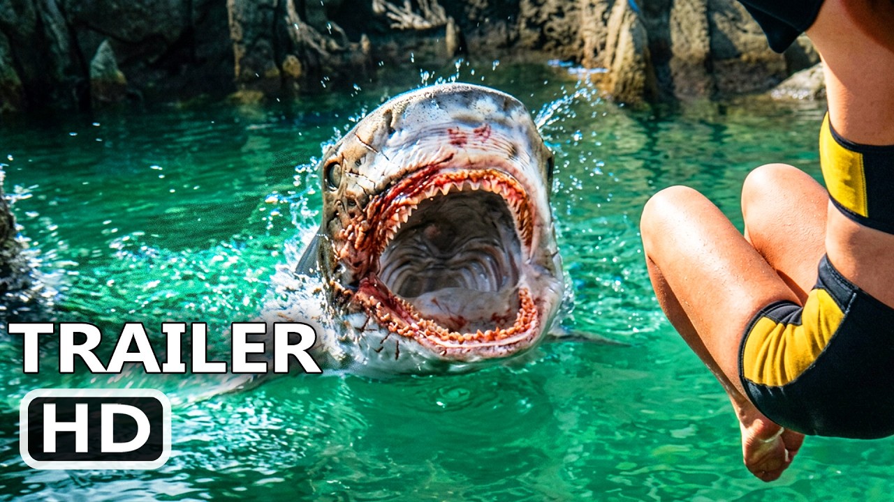 THE DEVIL'S MOUTH Official Trailer (2026) Kathryn Newton, Shark Movie