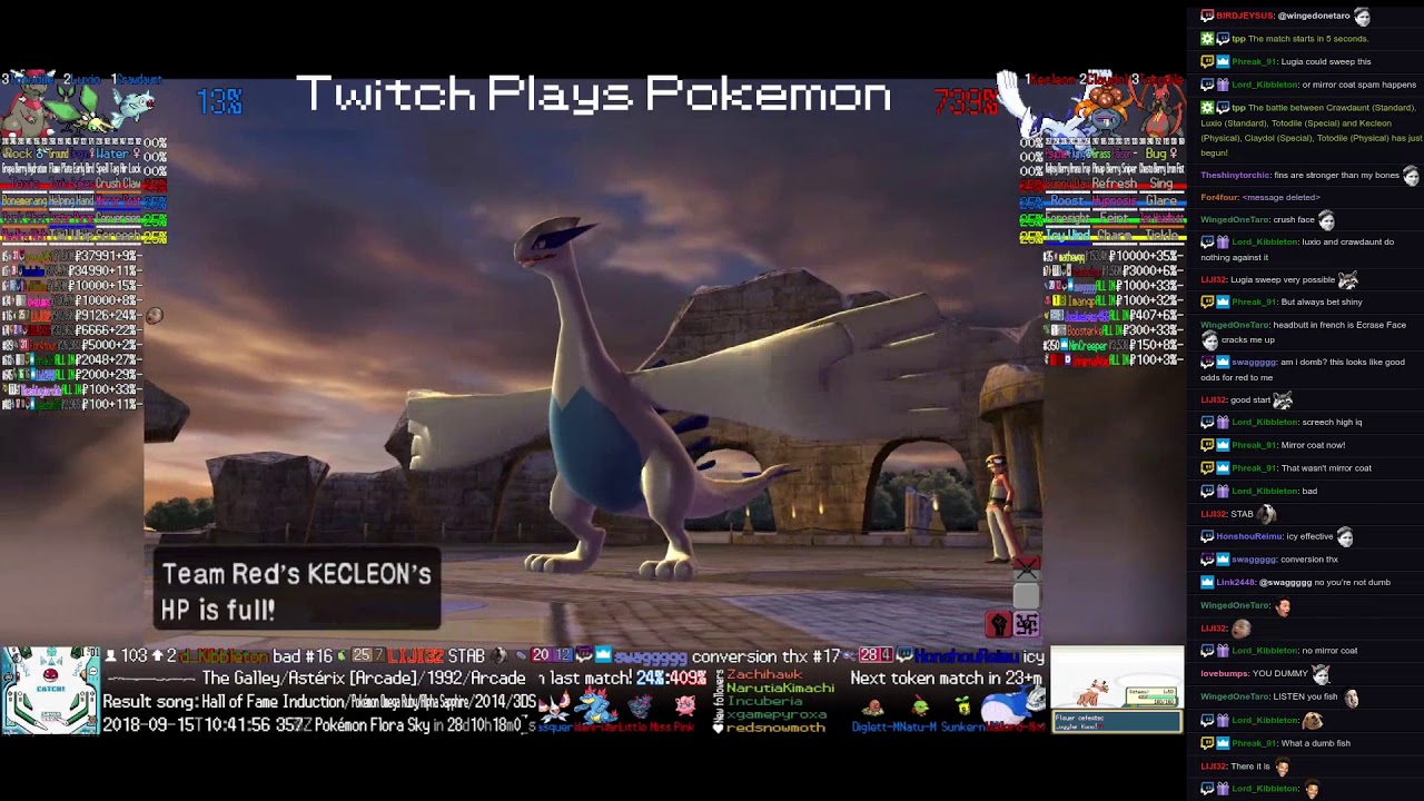 Twitch Plays Pokémon Battle Revolution - Matches 
