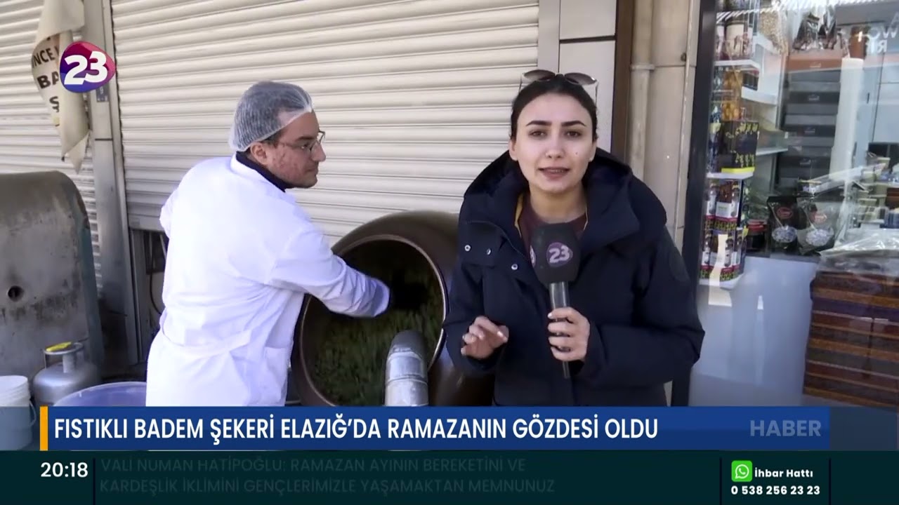 FISTIKLI BADEM ŞEKERİ ELAZIĞ’DA RAMAZANIN GÖZDESİ OLDU