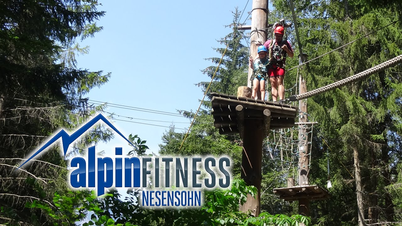 WALDSEILPARK GOLM - Hochseilgarten Montafon - Latschau - Vandans / climbing forest, ropes course