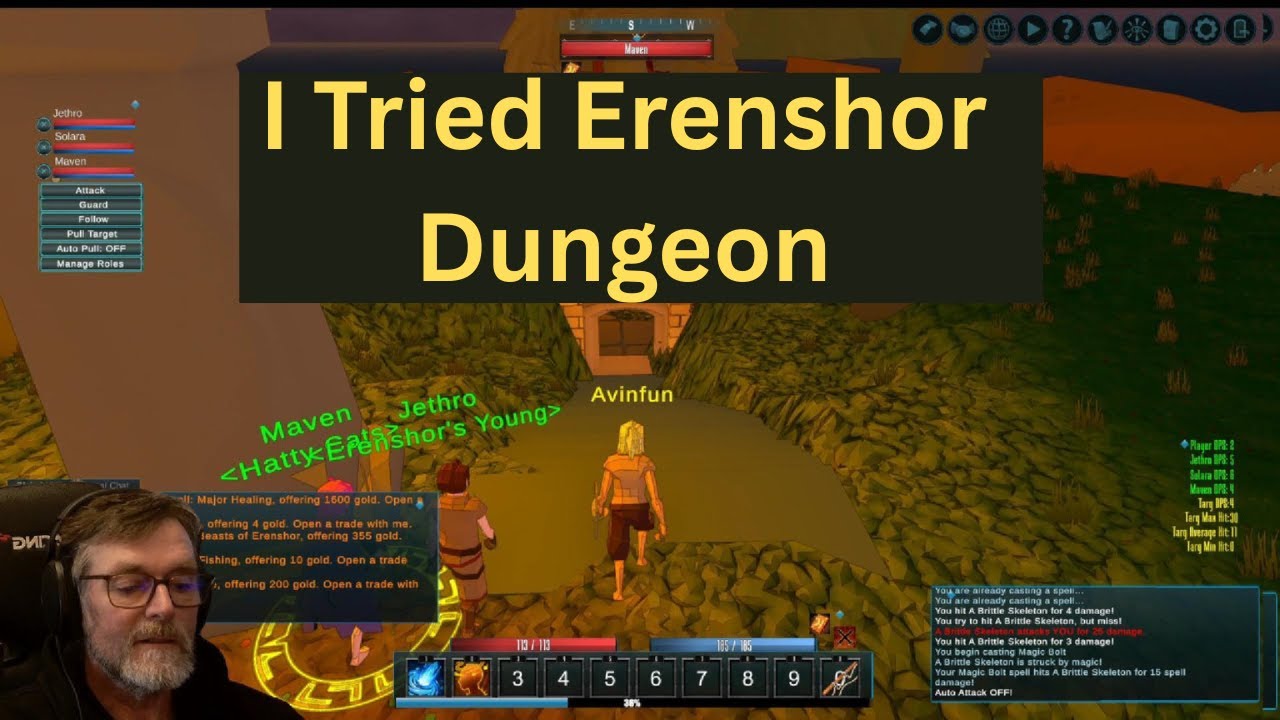 I played an Erenshor Dungeon.