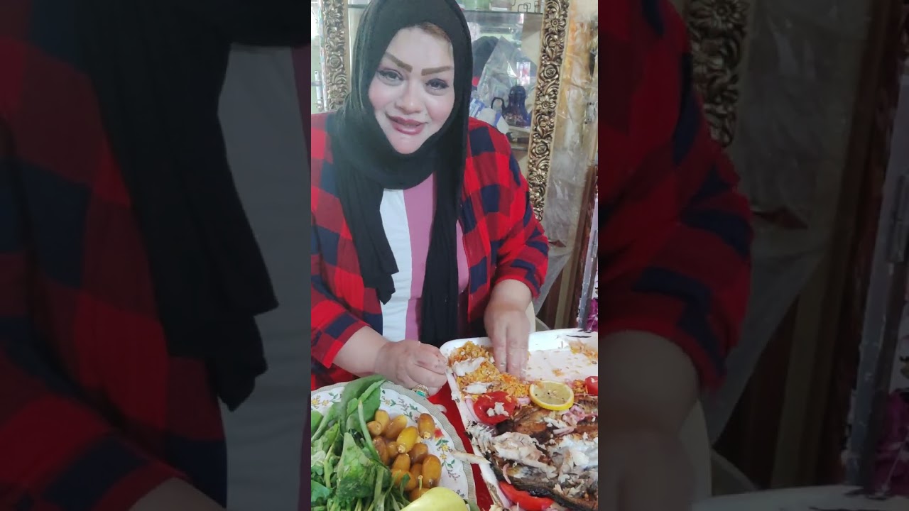 تحدي سمكه مع الرز احمر اقوى تحدي من مشويات الكرار بلنجف رقم توصيل والحجز07803374580لايكات ومشاركات