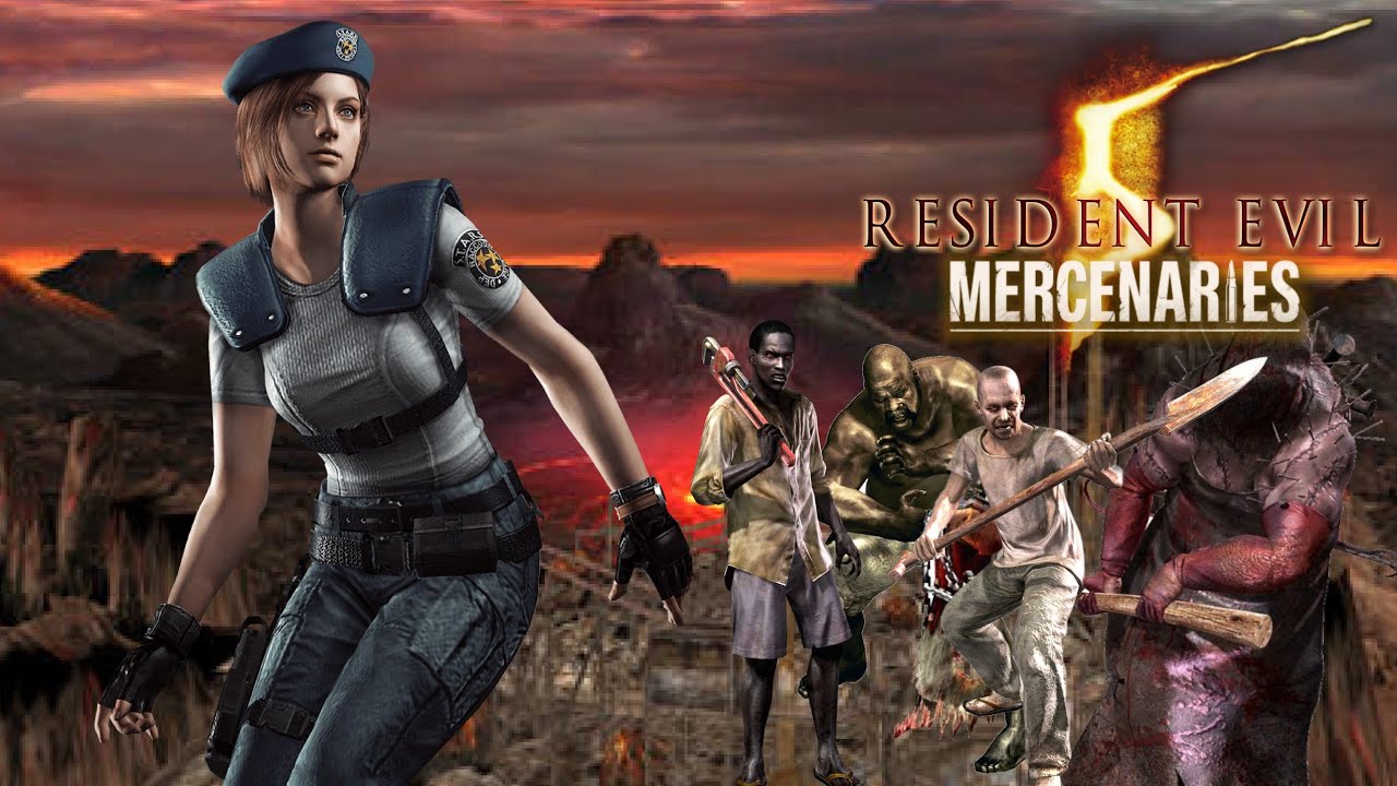 Jill Valentine in Resident Evil 5 Mercenaries Reunion