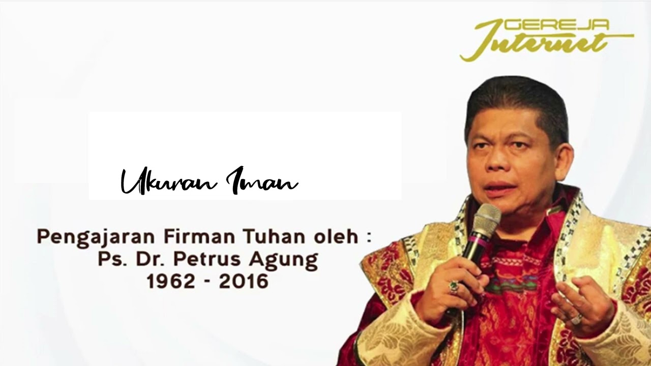 Petrus Agung : Ukuran Iman