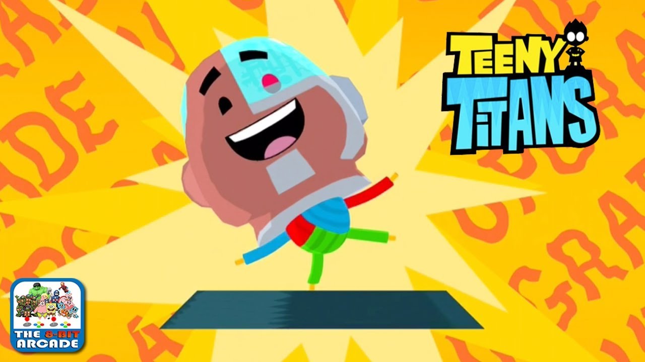 Teen Titans Go: Teeny Titans - Cyborg's Head Figure from a Little Girl (Cartoon Network Games)