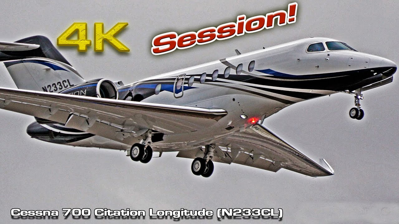 Cessna 700 Citation Longitude Session (N233CL) SNOW!