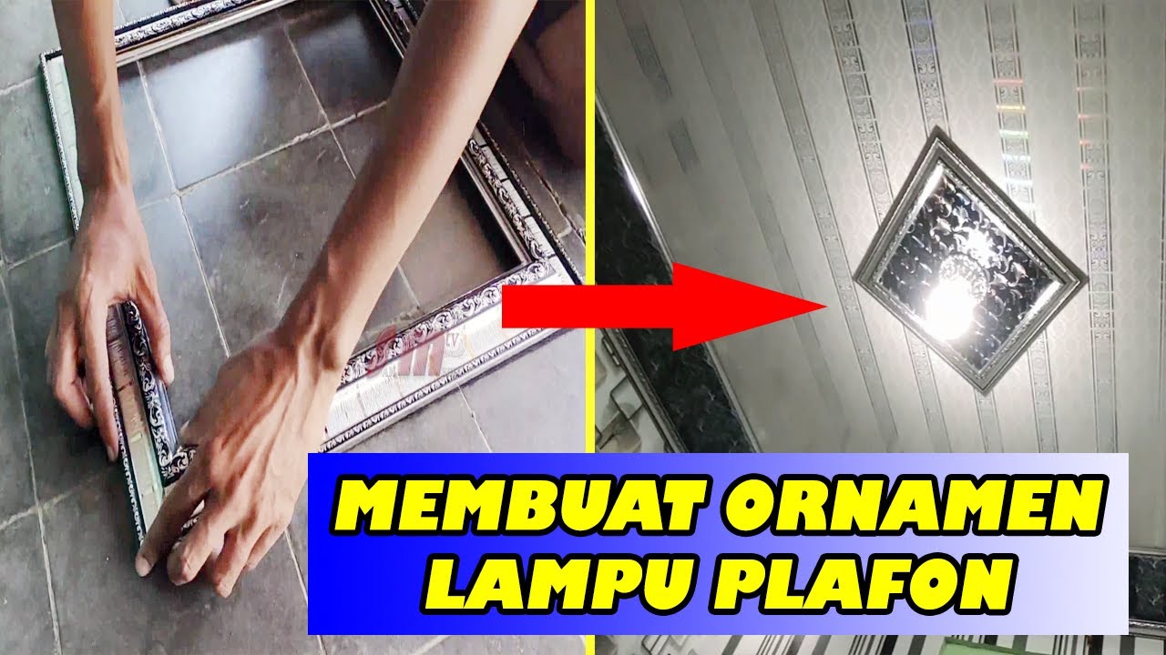 tukang kreatif||membuat ornamen lampu plafon sendiri
