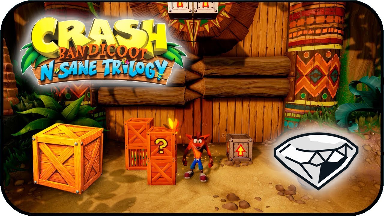 Crash Bandicoot - The Great Gate - All Boxes Gem - 4K 60fps