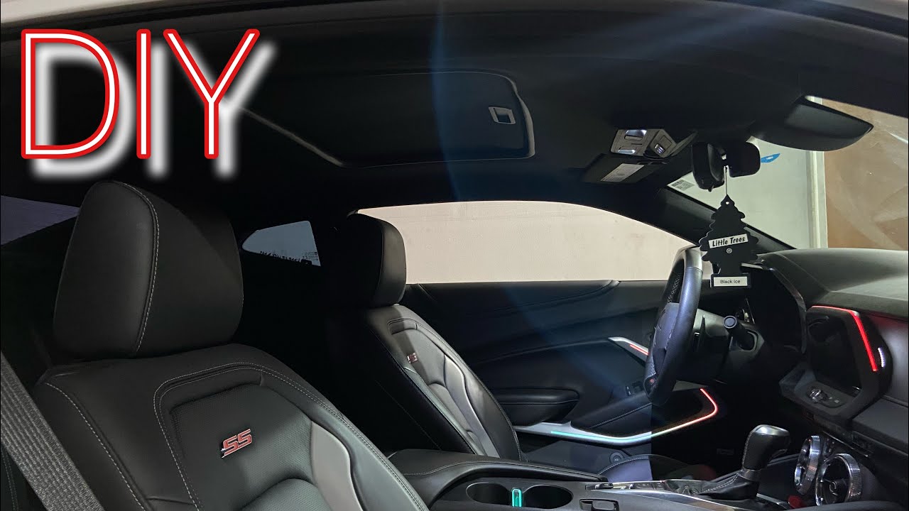DIY HOW TO REMOVE A 2016-2022 CAMARO HEADLINER AND BACK SEAT! Easier than you think