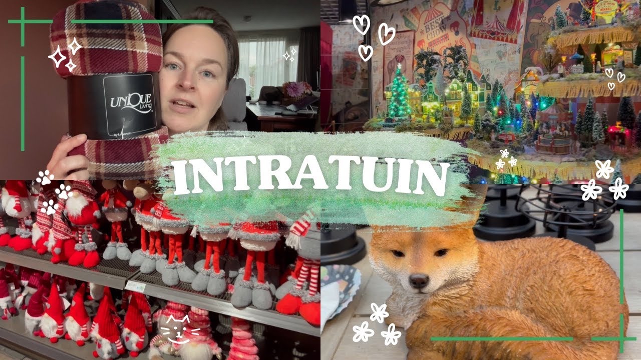 Kerst vlog 🌲 | Intratuin Halsteren | Mini shoplog ❤️