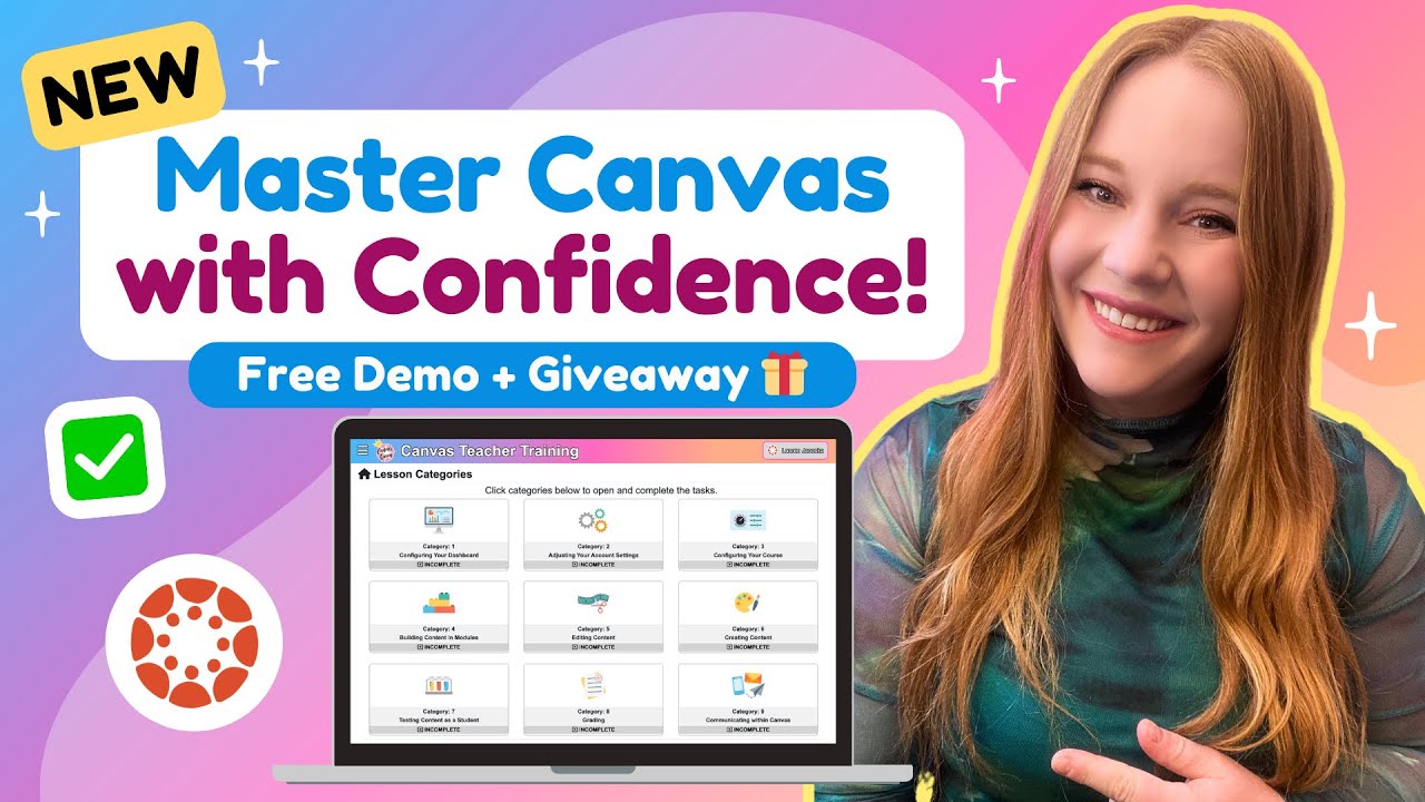 Master Canvas LMS: New Teacher Training Course | Free Demo + Giveaway!