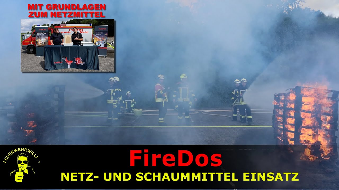 FireDos - Netz- und Schaummittel im professionellen Löscheinsatz #firedos