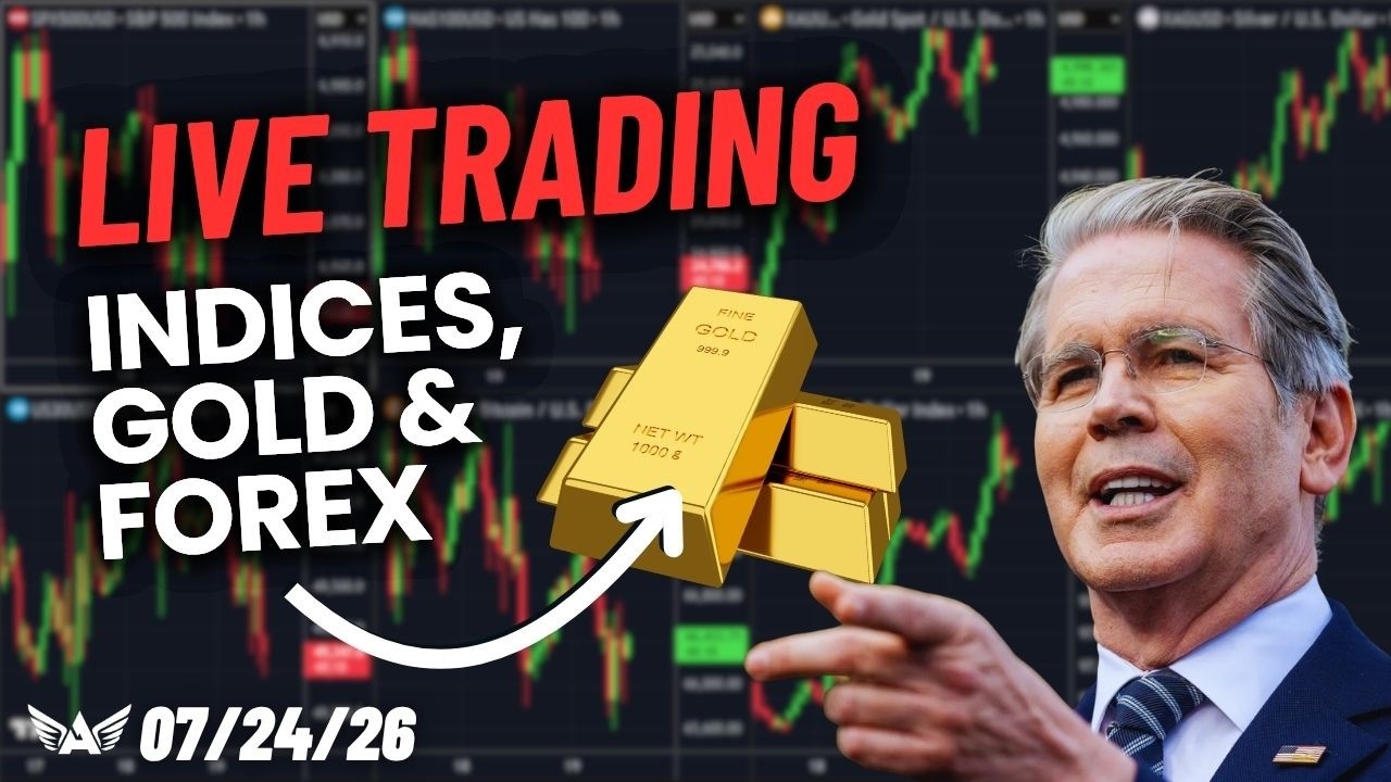 LIVE Trading Gold, Nasdaq, Forex | A1 Trading Show