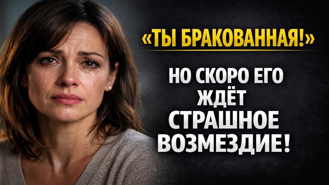 «Ты бракованная», — сказал муж после 11 лет брака. Но он не знал, что судьба готовит ему страшный у