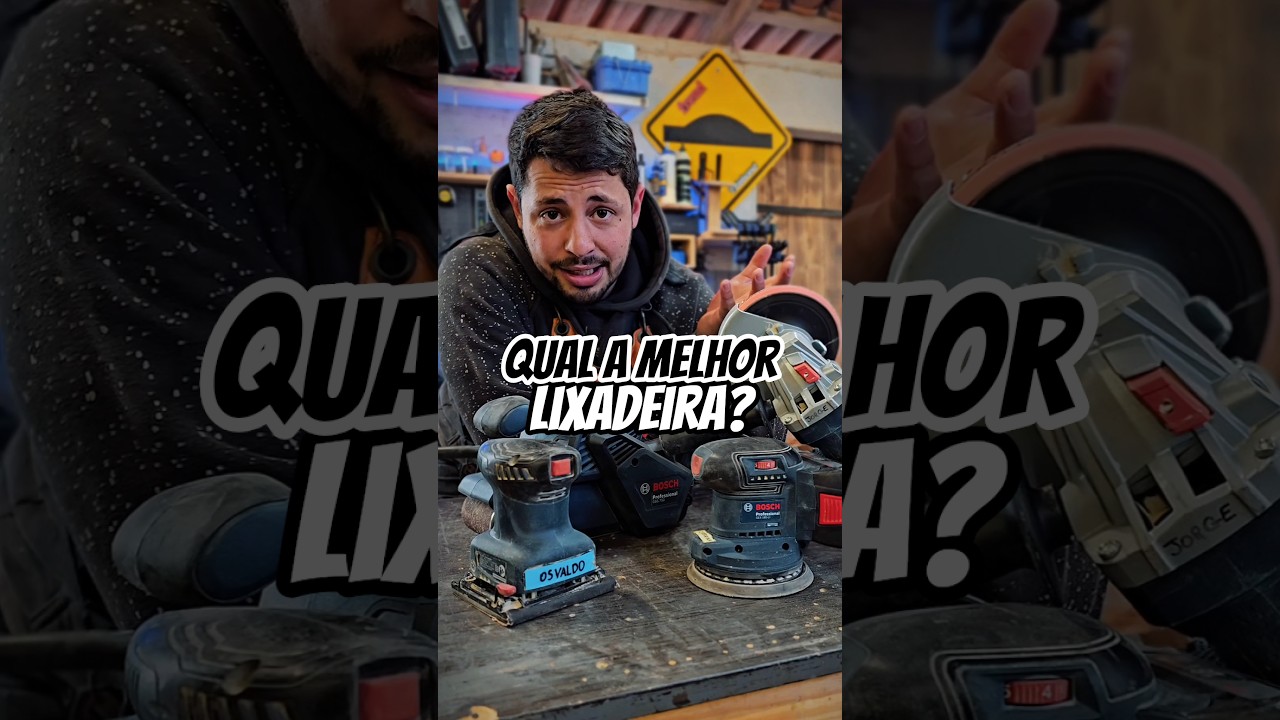 Qual lixadeira comprar primeiro?