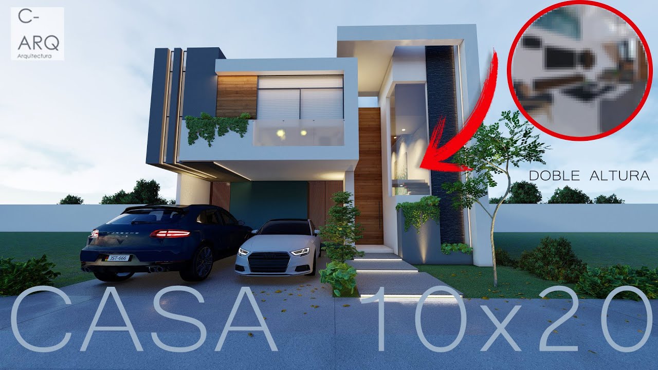 ESPECTACULAR CASA DE 10mx20m CON DOBLE ALTURA Y ESTUDIO | 3 RECÁMARAS | 250 m2 |  HOUSE 10mx20m