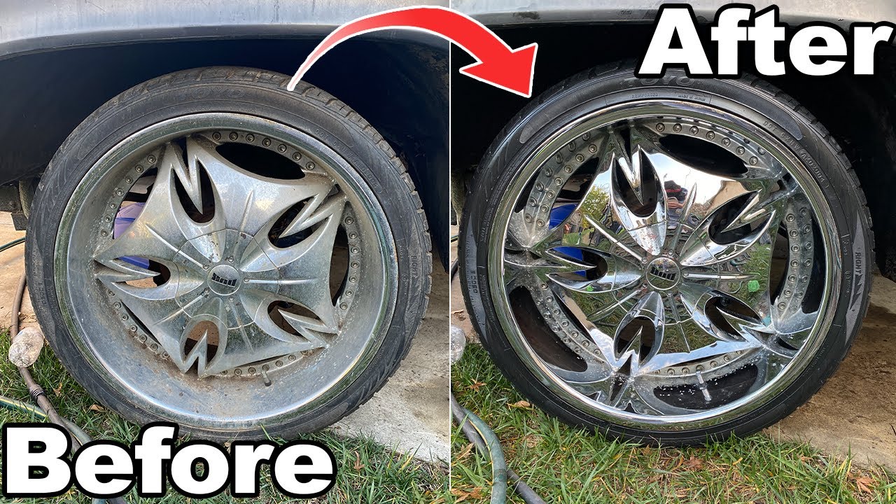 How To Polish Chrome Rims With GSA Detail Supplies!! *CRAZY RESULTS*