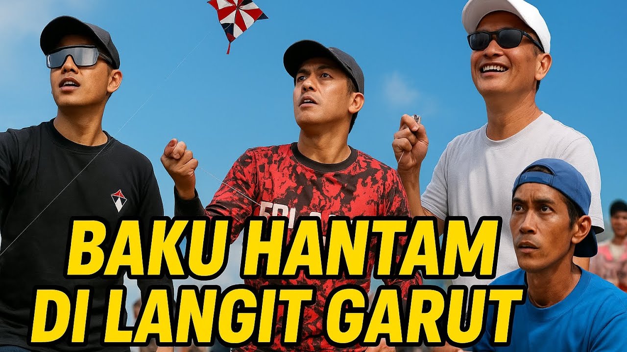 Menegangkan, Turnamen Layangan Bomber Tingkat Provinsi Jawa Barat di Garut 