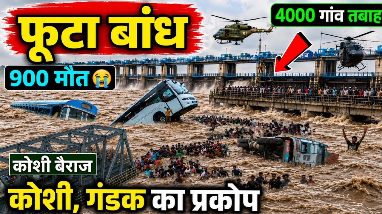 कोशी, गंडक नदी ने तोड़ा रिकॉर्ड | Koshi Barrage Latest News Today | gandak river latest updates 