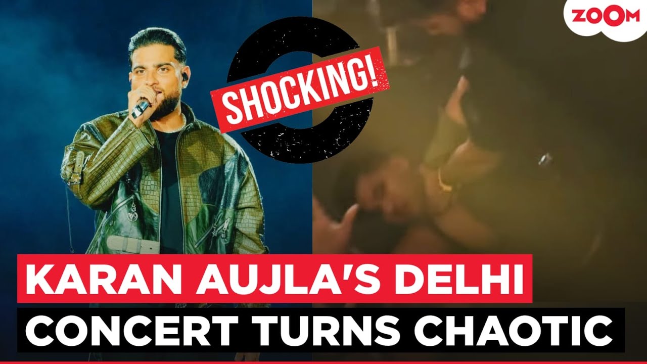 Karan Aujla's Delhi Concert Turns Chaotic: Major Fight Breaks Out at VVIP Lounge, Video Goes Viral