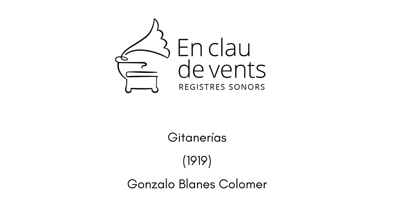 En clau de vents - GITANERÍAS (1919) - Gonzalo Blanes Colomer (1882-1963)