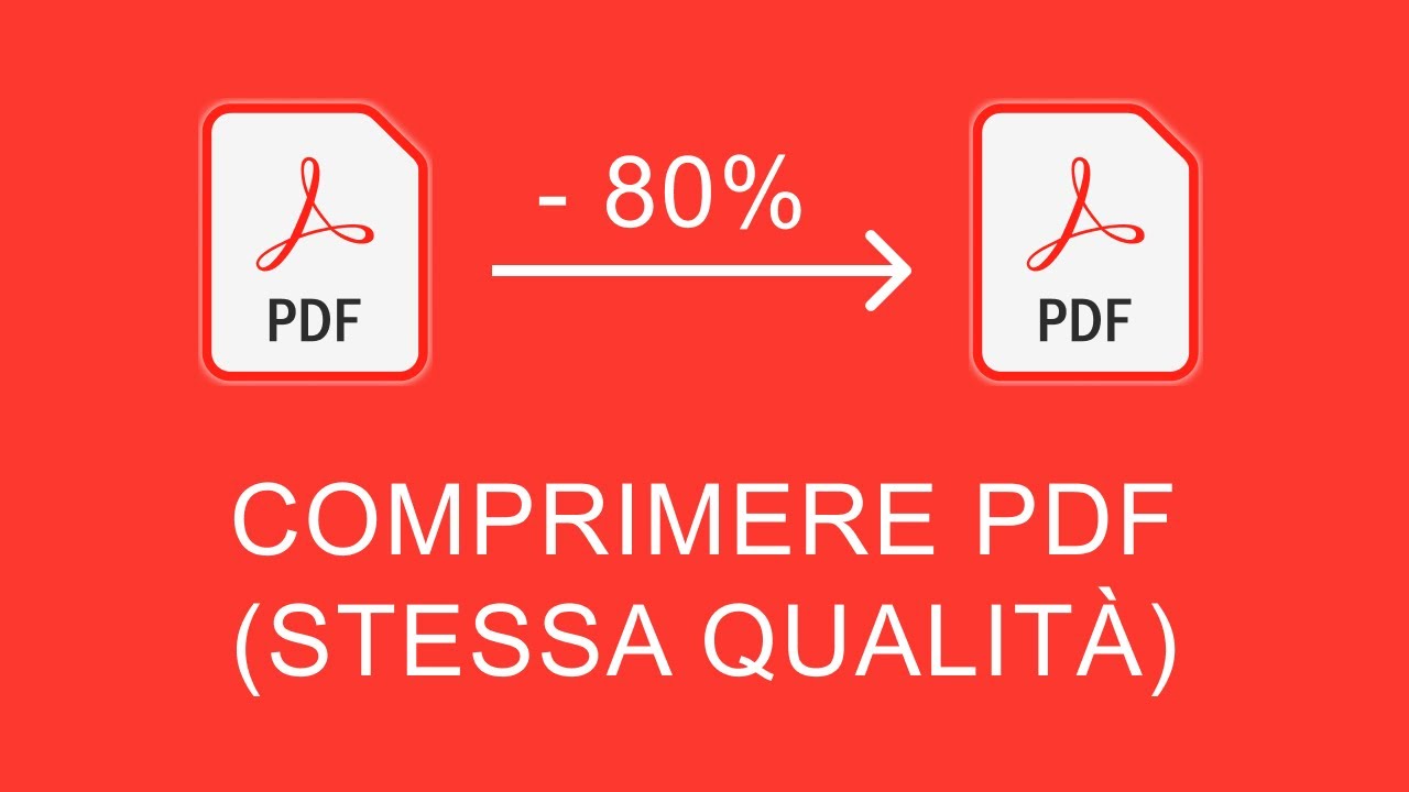 Come Comprimere PDF Senza Perdere Qualità