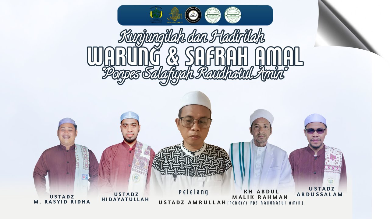 [LIVESTREAM] LELANG & SAFRAH AMAL PONPES SALAFIYAH RAUDHATUL AMIN , KAMIS , 22 , MEI , 2025.