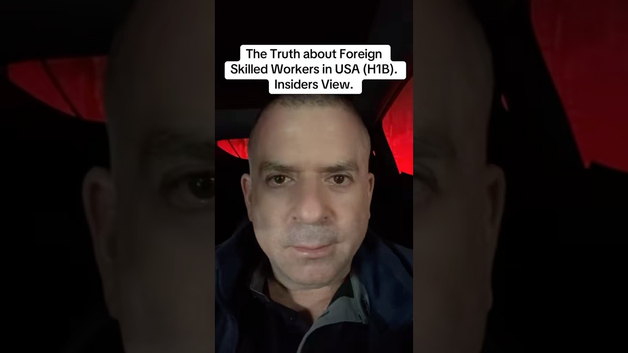 The truth about foreign skilled tech workers in the US (H1B Visa). Insider view.