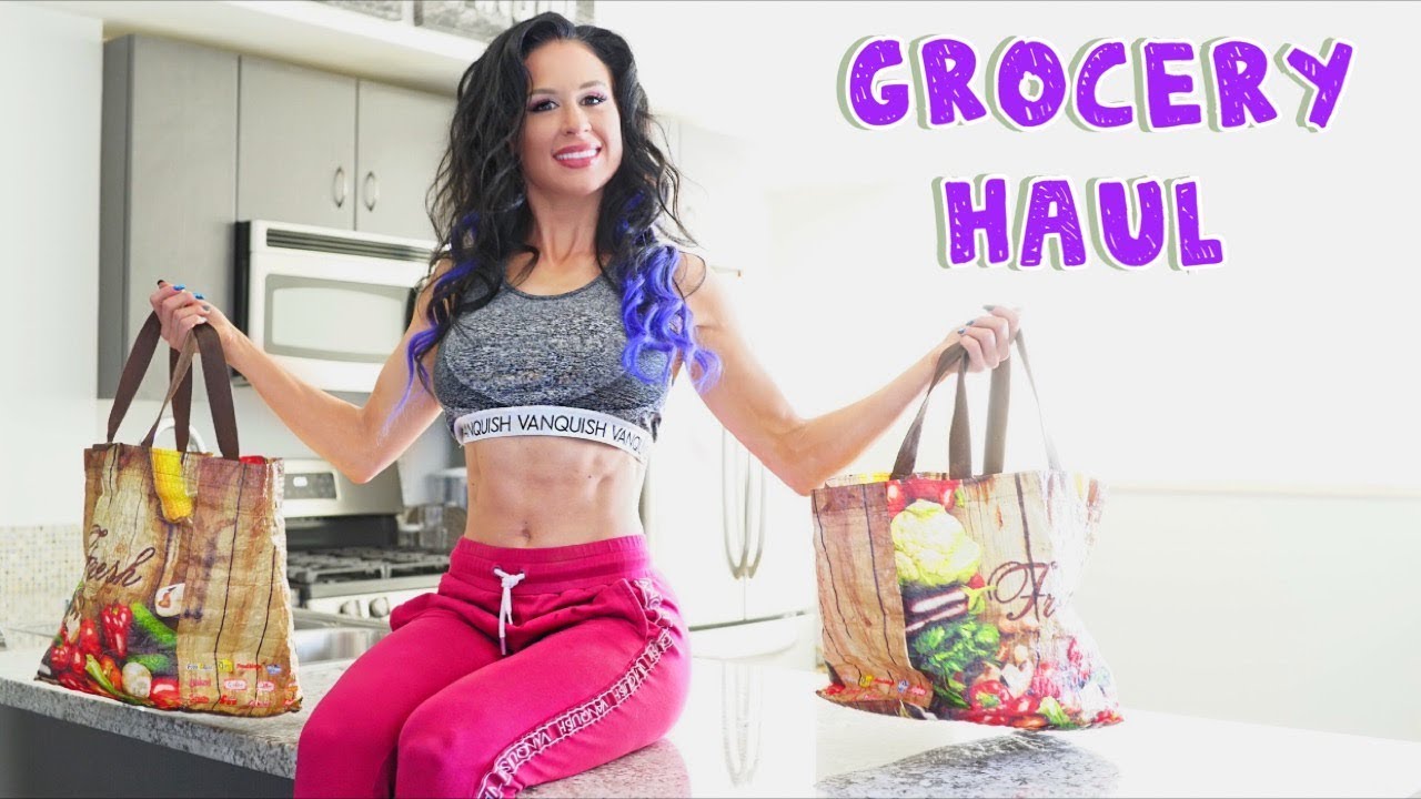 GROCERY HAUL for CONTEST PREP | AshleyKfit