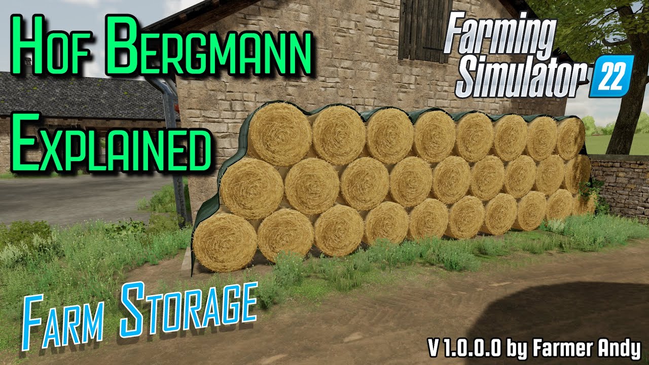 👨🏼‍🌾 FS22 Hof Bergmann Explained 👨🏼‍🌾 Farm Storage