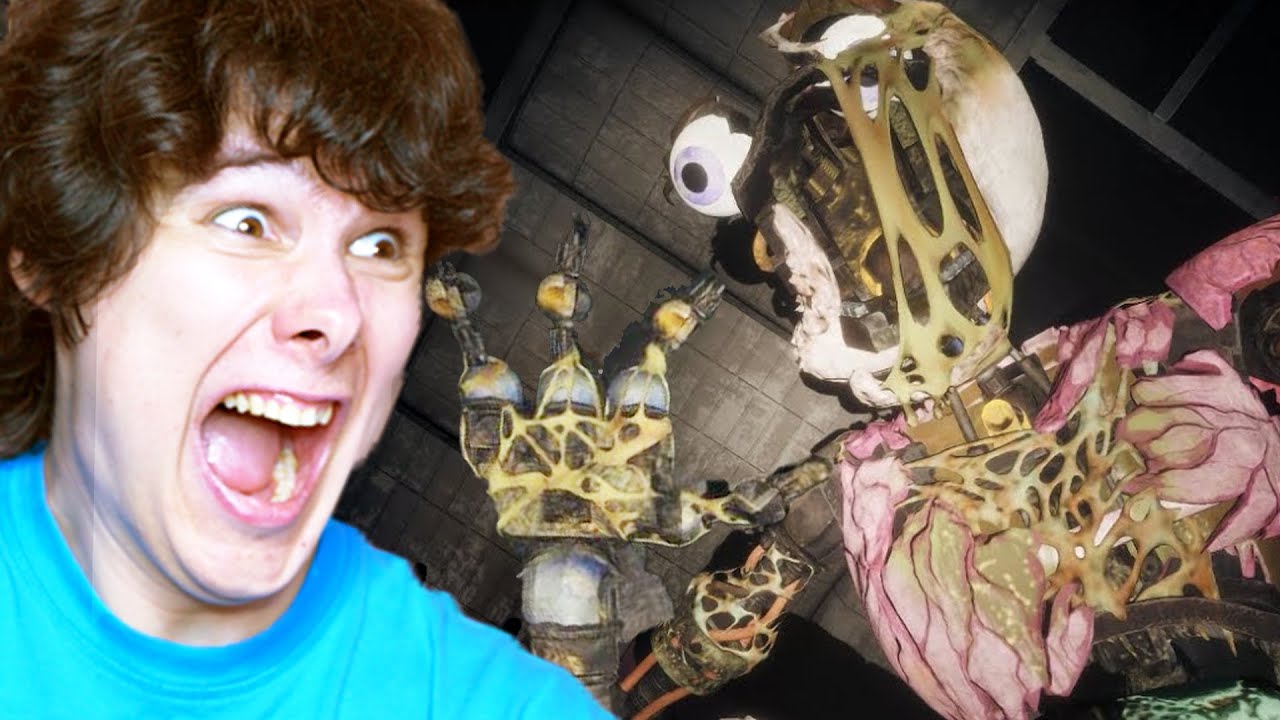 БЕЗУМНАЯ ПОЛОМАННАЯ ЧИКА➲ ФНАФ РУИН #4 ➲ FNAF RUIN SECURITY BREACH #4