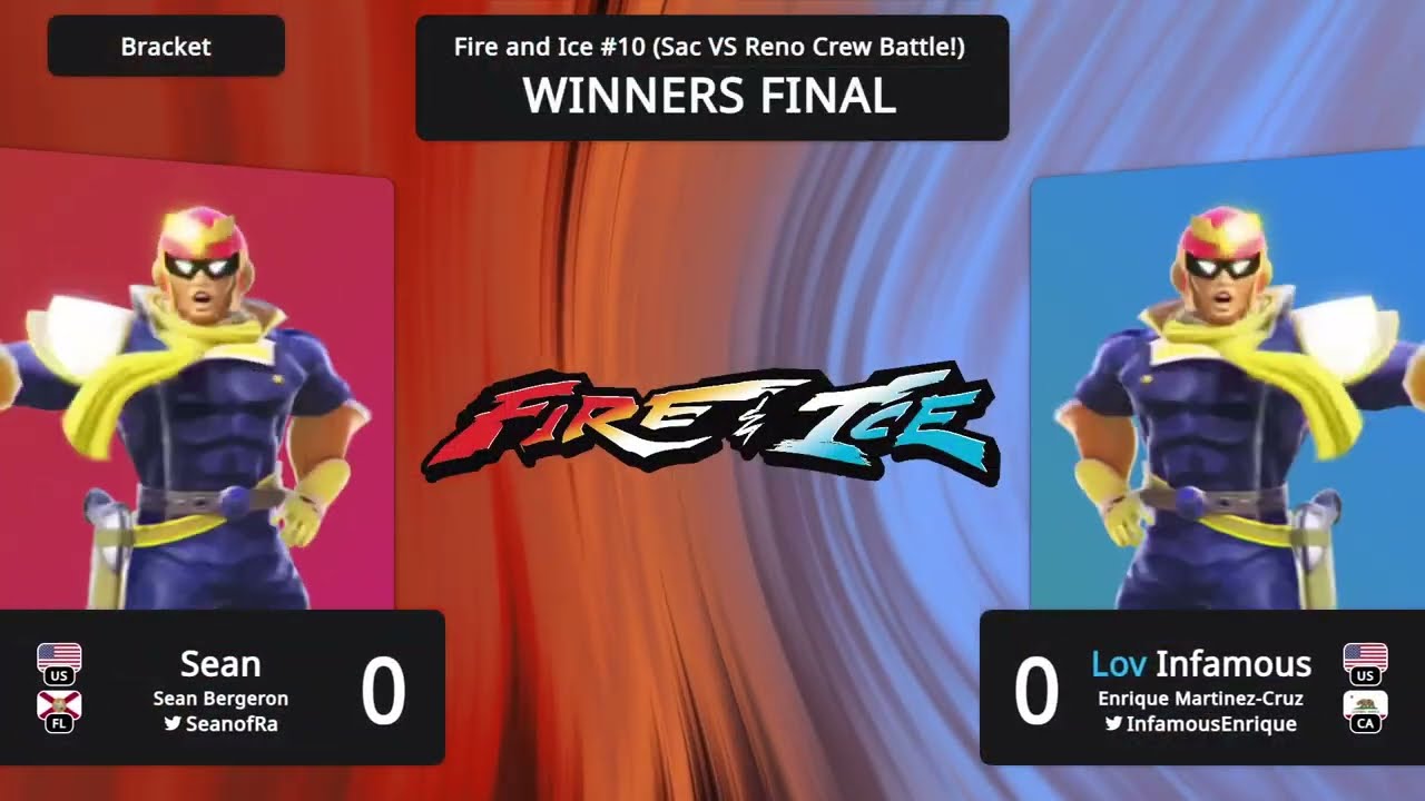 Sean (Captain Falcon) vs Infamous (Captain Falcon) - Fire & Ice #10 Winners Finals
