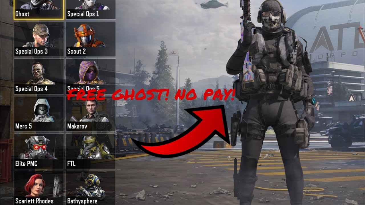 FREE Ghost Skin in CODM (Permanent Method)
