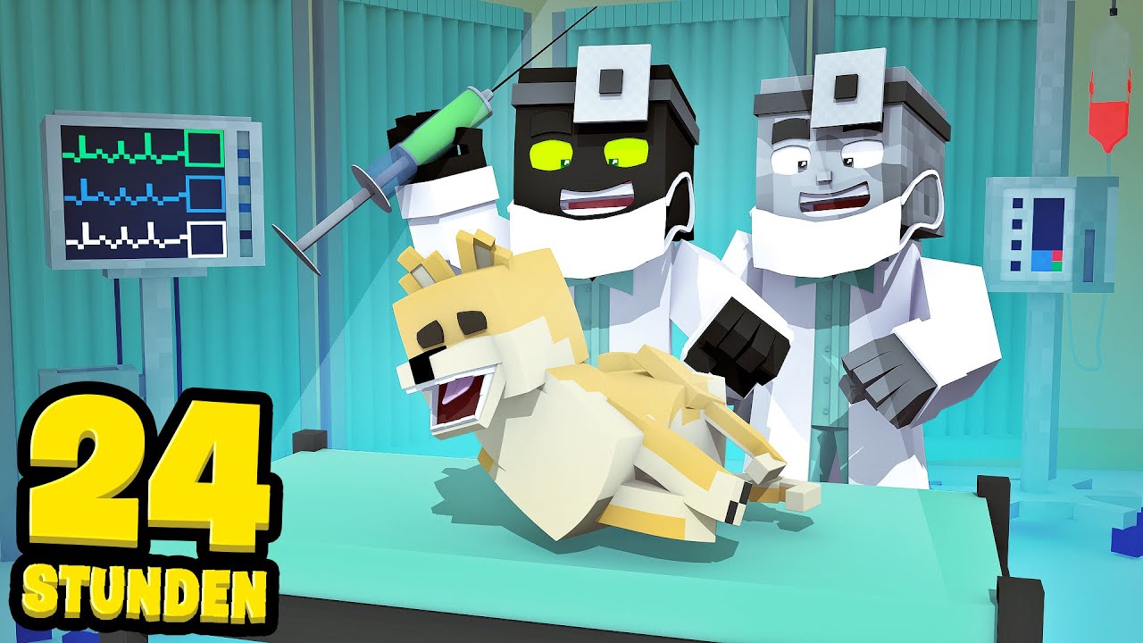 24 STUNDEN ALS TIERARZT! - Minecraft [Deutsch/HD]