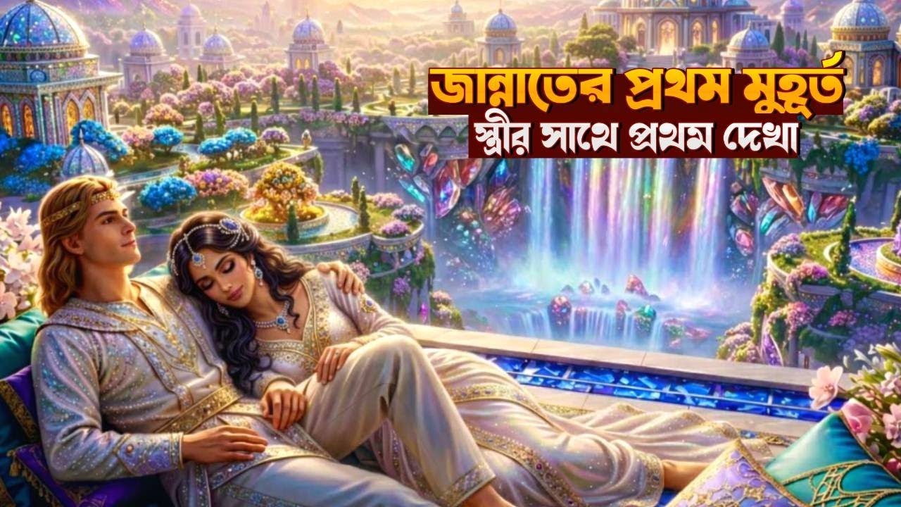 জান্নাতের দৃশ্য কেমন?জান্নাতের জীবন,হুরেরা ও স্ত্রীর সাথে প্রথম দেখা | জান্নাতের অবিশ্বাস্য বাস্তবতা