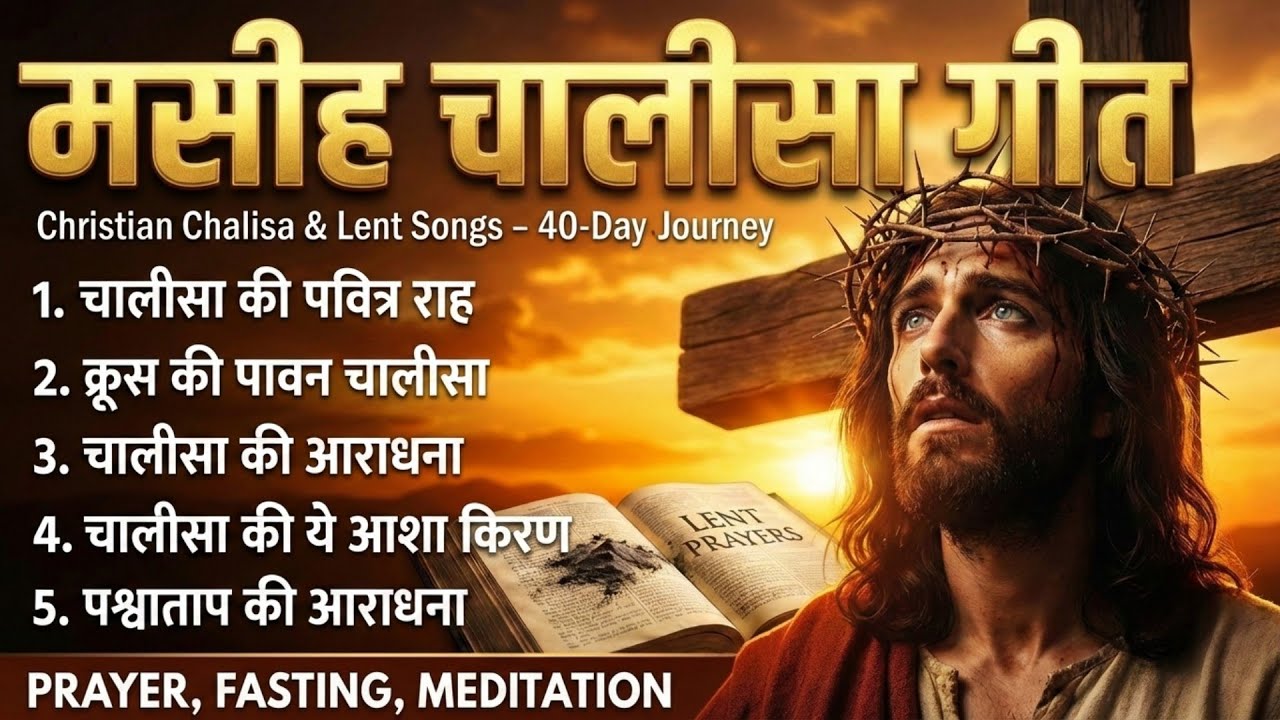 मसीह चालीसा गीत | Jesus Chalisa Nonstop 2026 | यीशु की दुःखभोग गीत | Heart Touching चालीसा | #jesus