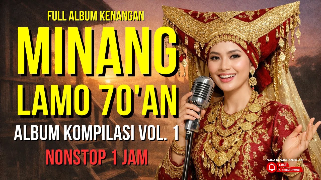 KOMPILASI ALBUM VOL.1 🎶 Album Minang Klasik Tahun 70-an