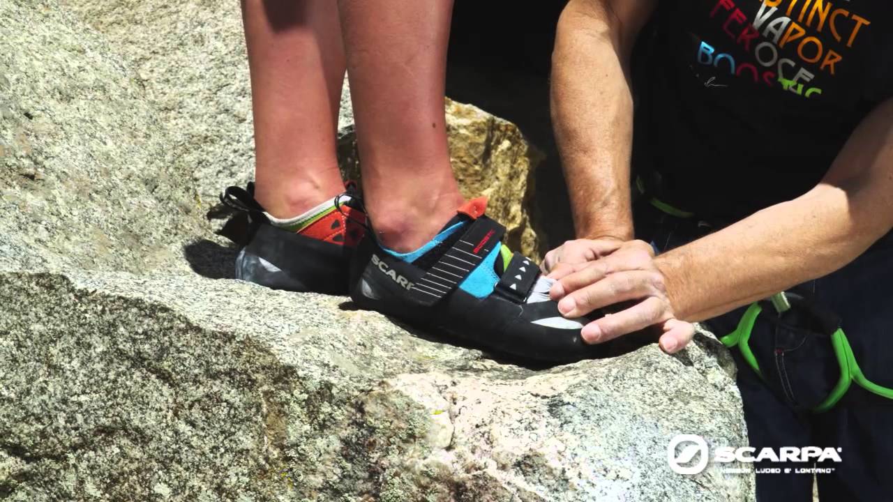 Как правильно подобрать и надеть скальные туфли SCARPA