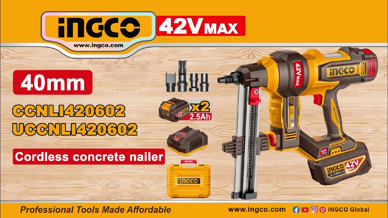 Capsator cu acumulator INGCO CCNLI420602