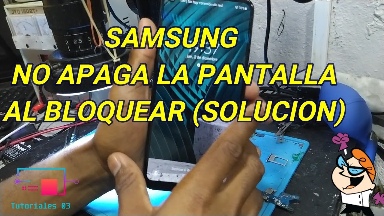 SAMSUNG A11, A70, A51, A50, A30, A20, A12, A10, A20s NO APAGA LA PANTALLA AL BLOQUEAR